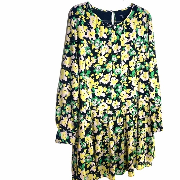 NWT Who What Wear Electric Floral tunic tiered - Picture 4 of 12